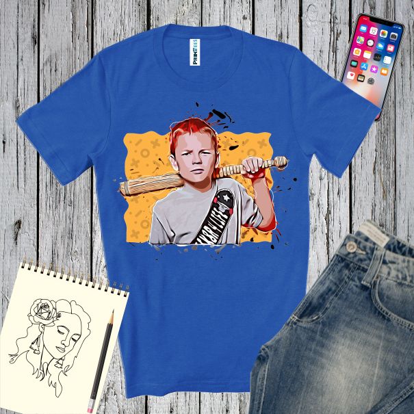 Tricou barbati Băiat cu Bâta