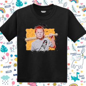 Tricou copii - Băiat cu bâtă