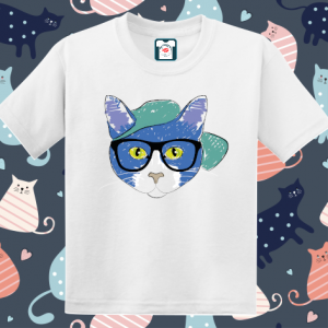 Tricou copii - Pisica cool