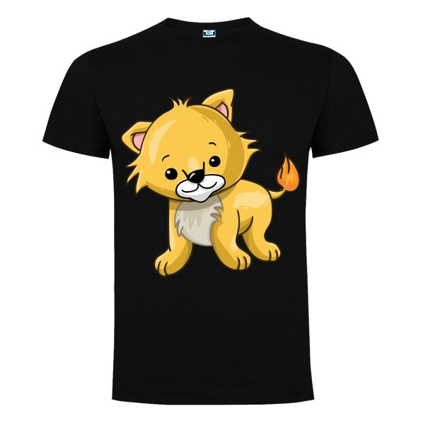 Tricou negru barbati - Micul Leu