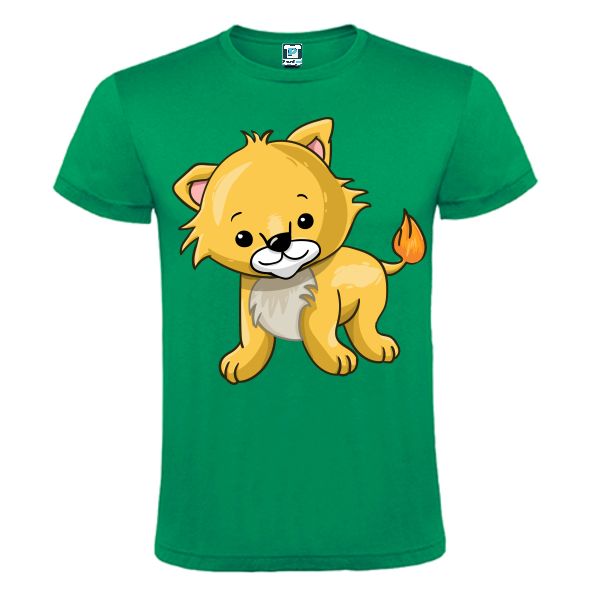 Tricou verde barbati - Micul Leu