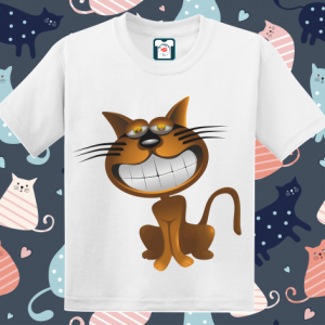 Tricou copii - Pisica zambitoare