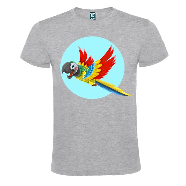 Tricou gri sport barbati - Flyng Parrot