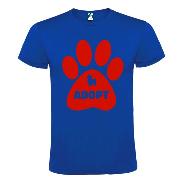 Tricou albastru bărbați Adopt a Pet
