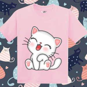 Tricou copii - Pisicuța veselă