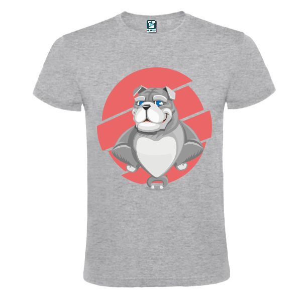 Tricou gri bărbați BULLDOG NEHOTRÂT