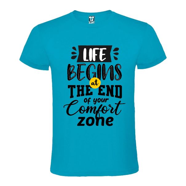 Tricou bărbați - Life begins at the end