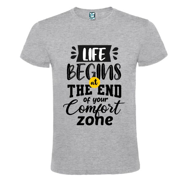 Tricou bărbați - Life begins at the end