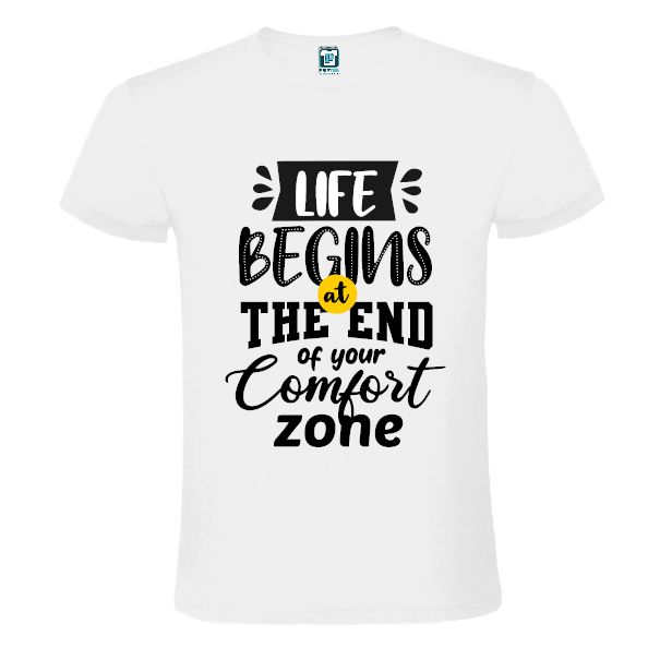 Tricou bărbați - Life begins at the end