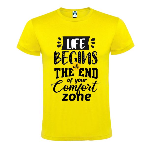 Tricou bărbați - Life begins at the end