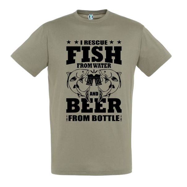 Tricou bărbați - Rescue Fish