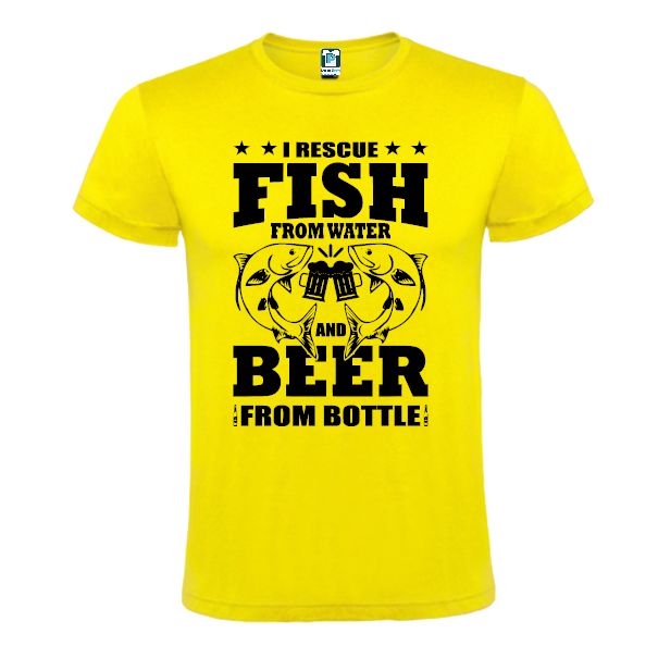 Tricou bărbați - Rescue Fish