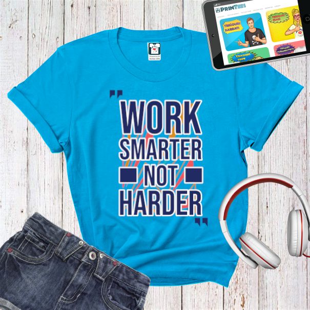 Tricou damă - Work Smarter Not Harder