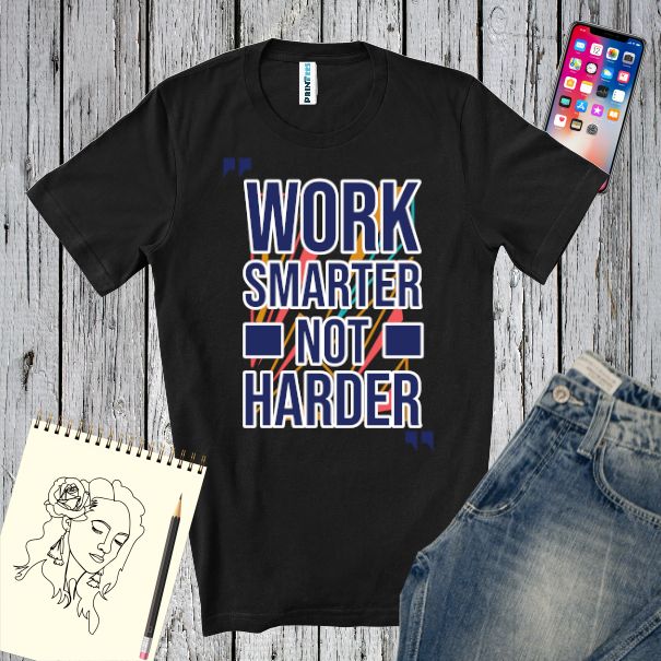 Tricou bărbați - Work Smarter Not Harder