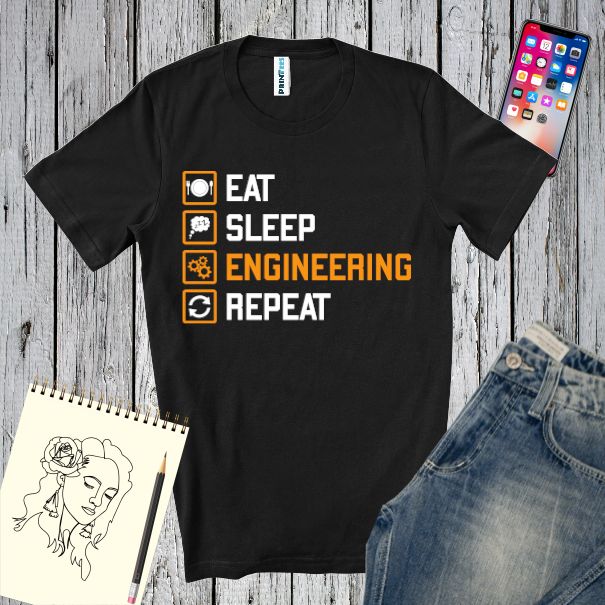 Tricou bărbați - Engineering repeat