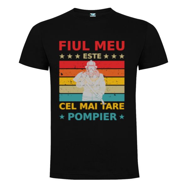 Tricou bărbați - Fiul meu este cel mai tare pompier