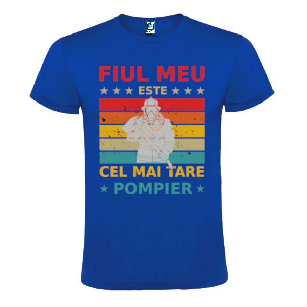 Tricou bărbați - Fiul meu este cel mai tare pompier