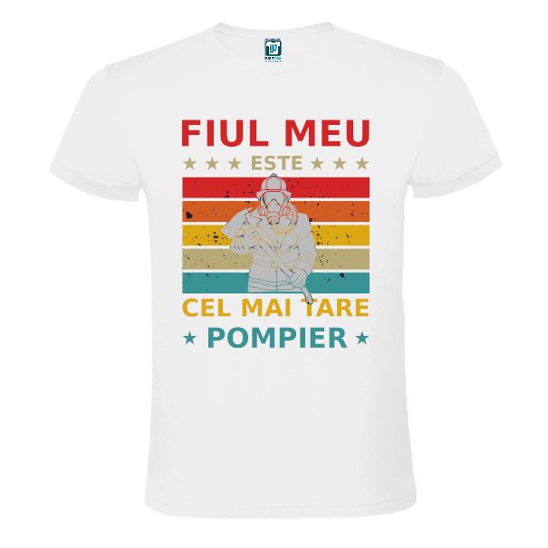 Tricou bărbați - Fiul meu este cel mai tare pompier