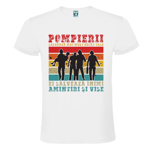 Tricou barbați - Pompierii salveaza VISE