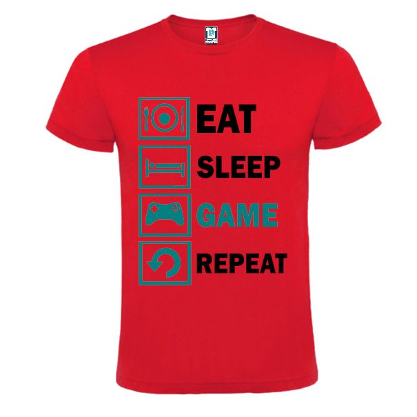 Tricou bărbați - Eat, Sleep, GAME, Repeat