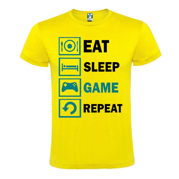 Tricou bărbați - Eat, Sleep, GAME, Repeat