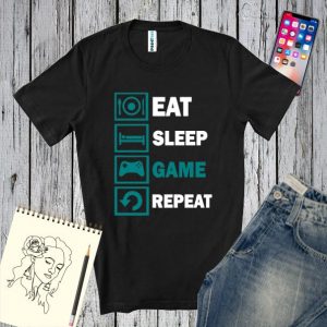 Tricou bărbați - Eat, Sleep, GAME, Repeat