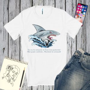 Tricou bărbat - Rechinii te omoară