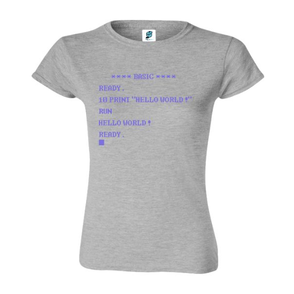 Tricou damă - Basic hello world