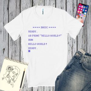 Tricou bărbat - BASIC ”Hello world!”