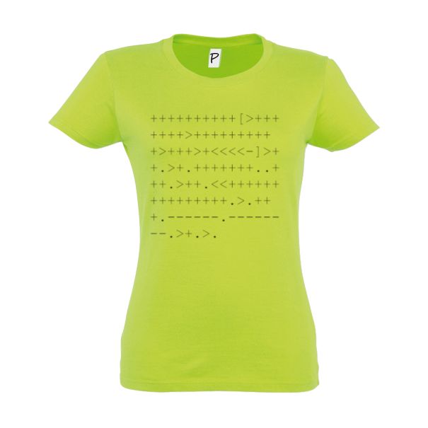 Tricou damă - Brainfuck, hello world Tricou damă - Brainfuck, hello world