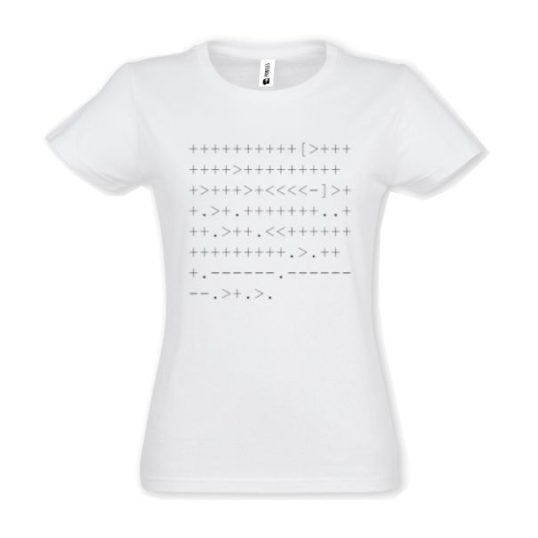 Tricou damă - Brainfuck, hello world Tricou damă - Brainfuck, hello world