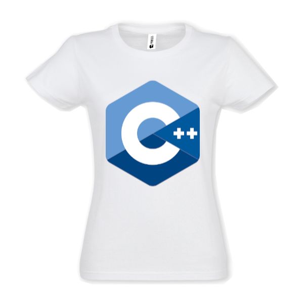 Tricou damă - Iso c++ logo