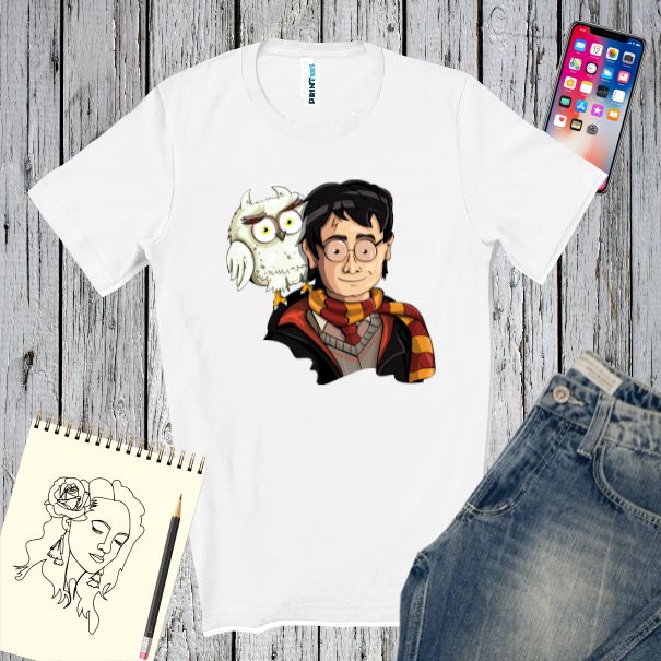 Tricou bărbați desen Harry Potter