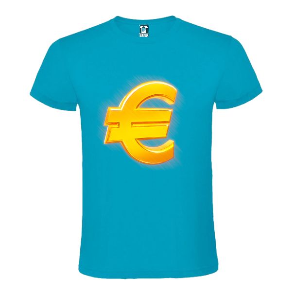 Tricou bărbați - Gold euro symbol