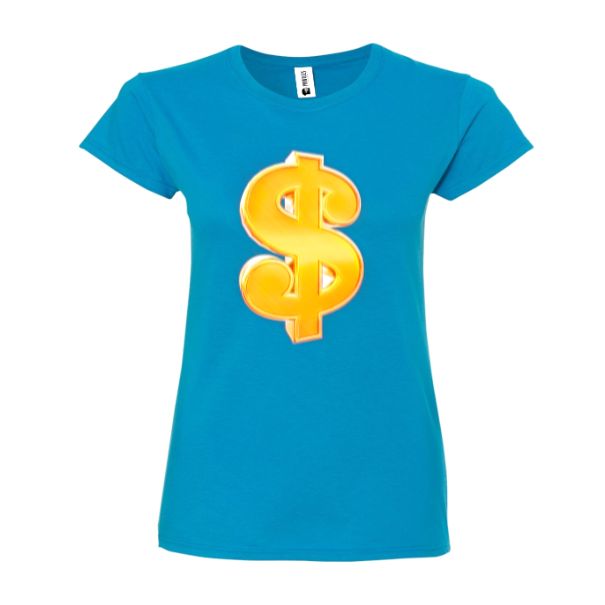 Tricou damă - Gold dollar symbol Tricou damă - Gold dollar symbol