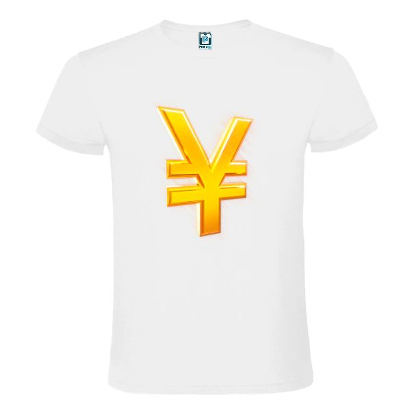 Tricou bărbați - Gold yen symbol