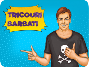 Tricouri barbati - imagine buton cale de acces