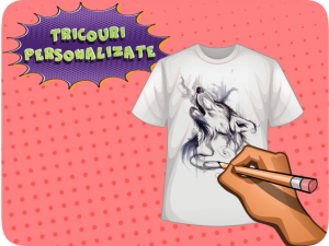 Tricouri personalizate - imagine buton cale de acces