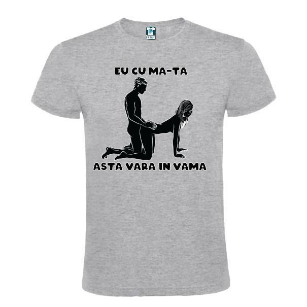 Tricou bărbați - Cu mă-ta în Vamă