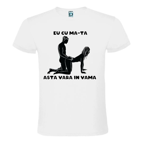 Tricou bărbați - Cu mă-ta în Vamă