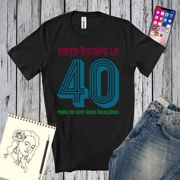 Tricou bărbați - Viața la 40