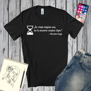 Tricou bărbat - Nicolae Iorga - Viața