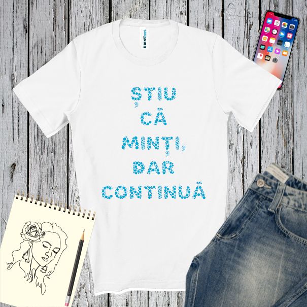 Tricou bărbați - Continuă să minți