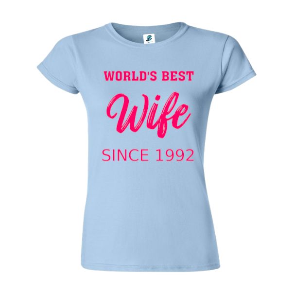 Tricou damă - Best Wife 1992