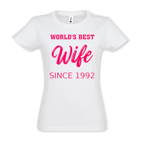 Tricou damă - Best Wife 1992