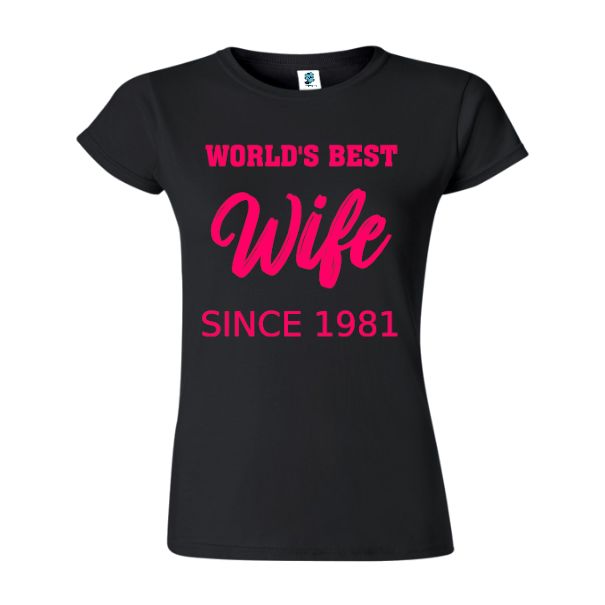 Tricou damă - Best Wife 1981