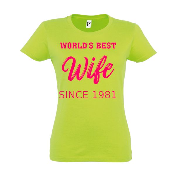 Tricou damă - Best Wife 1981