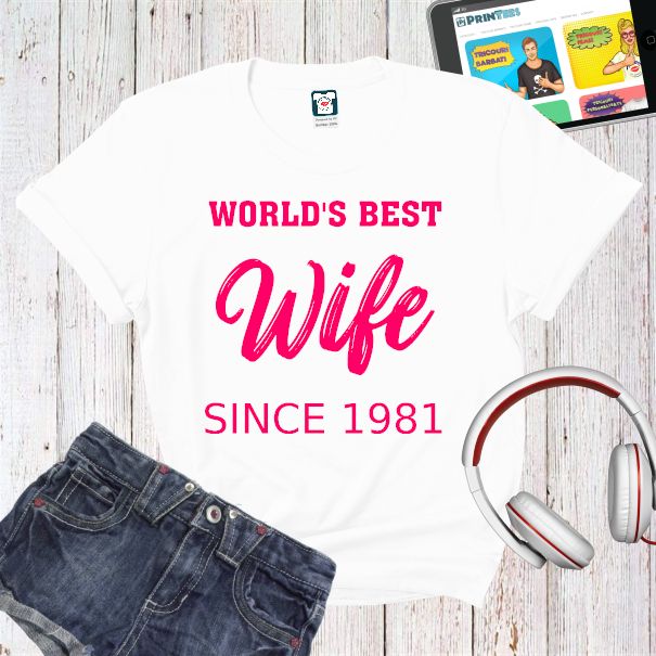 Tricou damă - Best Wife 1981