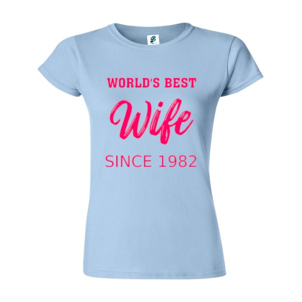 Tricou damă - Best Wife 1982