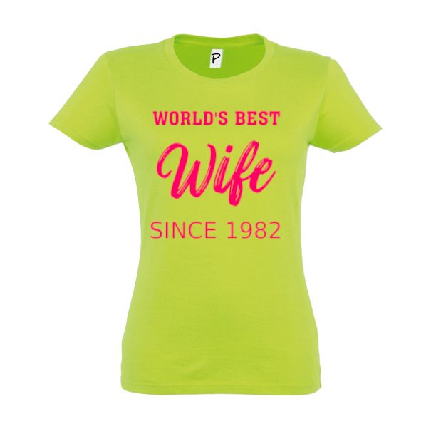 Tricou damă - Best Wife 1982